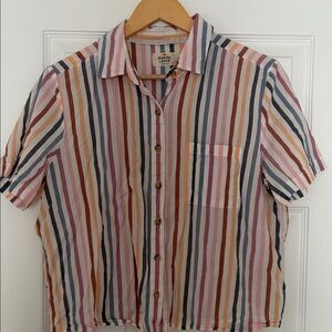 Marine Layer Multicolor Striped Button Down Shirt
